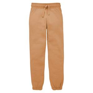 Pantalon de jogging cargo pour homme en molleton mi-lourd, coupe ample, bas ouvert, pour entraînement et sport, 100 % coton, écologique et respirant - Product Image 1