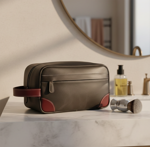 Sac de maquillage personnalisé de haute qualité, sac cosmétique de voyage écologique, sac cosmétique imperméable en cuir PU, trousse de toilette - Product Image 2