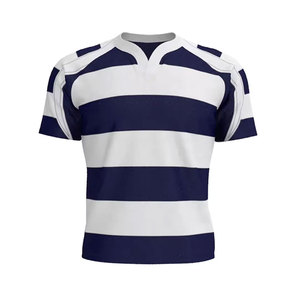 High Quality 100% Polyester Top Trending Customized Team Football Uniforms Breathable Rugby Jerseys - Product Image 1