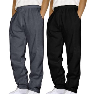 Pantalon décontracté pour homme, coupe décontractée, couleur unie, taille élastique avec cordon de serrage, poches, en coton tissé respirant, poids moyen, style été - Product Image 3