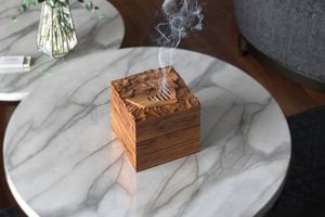 Modern metal incense <b>burner</b> Handmade religious incense holder Wooden handled incense holder All-season incense <b>burner</b> - Product Image 3