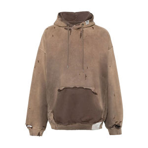 Survêtements personnalisés pour femmes, grammage lourd 500 GSM 350 GSM, en molleton polyester/coton, avec broderie, comprenant un sweat à capuche oversize et un short - Product Image 3