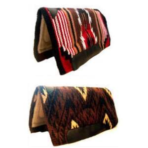 Manta de Silla de Montar Western Premium de Fieltro de Lana 100% Nueva Zelanda, Absorbente de Impactos, Contorneada, Transpirable, Forrada de Vellón, Duradera - Product Image 6