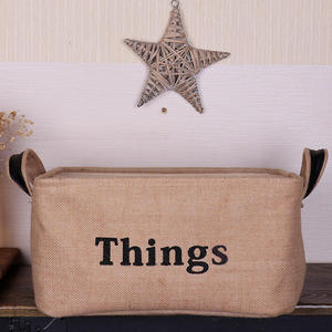 Sac de rangement en jute avec lamination intérieure pour une résistance à l'eau et une durabilité accrues - Product Image 3