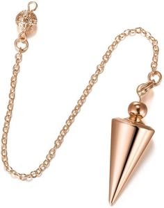 Venta caliente cobre latón Metal péndulo de radiestesia venta al por mayor Metal cobre Reiki curación péndulos de latón para la venta - Product Image 1