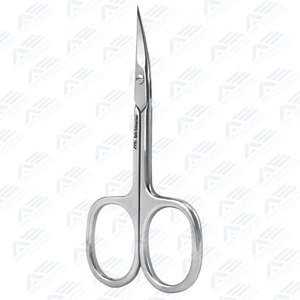 Ciseaux à cuticules professionnels en acier inoxydable à pointe courbée – Prix de gros - Product Image 2