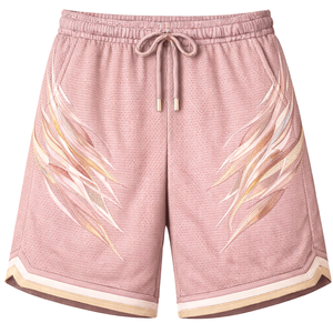 Pantalones cortos deportivos de malla a la moda para hombre, pantalones cortos de verano para gimnasio, entrenamiento, correr, Fitness, secado rápido, informales, holgados, con cintura elástica - Product Image 4