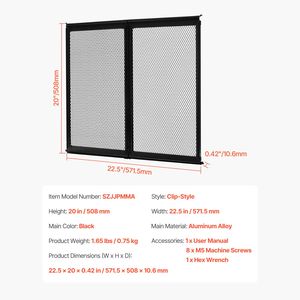 Protezione per Porta RV 22.5 X 20 Pollici con Controllo Manuale, Facile da Installare e Smontare, Rete Rinforzata Traspirante - Product Image 3