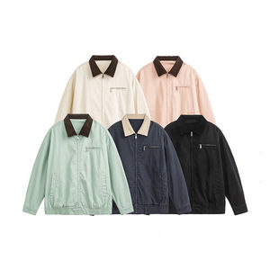 Chaqueta de sarga de algodón para hombre, diseño casual de alta calidad y personalizado, tela suave y transpirable para atletas profesionales - Product Image 6