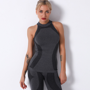 Chaleco para mujer, camiseta sin mangas elástica y sexy, camiseta corta de color liso para verano, chaleco informal ligero y transpirable - Product Image 3