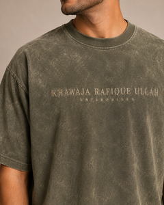 เสื้อยืดคอกลมโอเวอร์ไซส์ผู้ชายผ้าฝ้าย 100% ล้างพิเศษอย่างหรูหรา แห้งเร็ว ระบายอากาศดี เป็นมิตรกับสิ่งแวดล้อม พร้อมลายพิมพ์ - Product Image 4