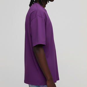 T-shirt homme de haute qualité, logo imprimé en sérigraphie personnalisé, 100% coton, poids lourd 210g, écologique, t-shirt homme avec logo personnalisé - Product Image 5