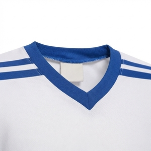 Camiseta de Hockey con Cuello en V, Manga Larga, Transpirable, de Malla, Unisex, para Adultos, Corte Regular, Estampado Sublimado - Product Image 4