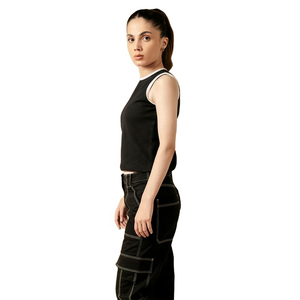 Débardeurs courts pour femmes à faible MOQ pour l'été – Nouveaux modèles personnalisés de qualité supérieure pour le sport et les loisirs – Vente en gros - Product Image 6