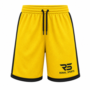 Shorts de sport en mesh pour hommes, shorts de fitness, shorts de basketball, shorts respirants, shorts décontractés simples et confortables, shorts de fitness personnalisés pour hommes - Product Image 1
