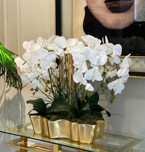 Jarrón de Flores de Mesa Estilo Americano con Acabado Dorado de Aluminio de Alta Calidad, Decoración para el Hogar y Hoteles, Modelo KVS793 de KENWAY SARTAJ WORLDWIDE - Product Image 2