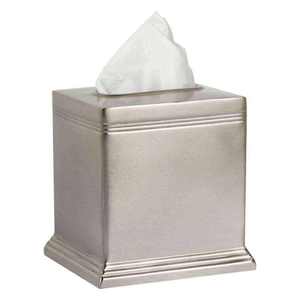 Durable Modern Metal Square Tabletop <b>Tissue</b> Holder with Decorative Design Handmade Lavie Creations for Hotels Restaurants Cafes - Product Image 3