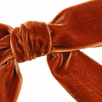 Vente en gros WUJI – Nouveaux ornements de Noël personnalisables en polyester marron pour sapin, 4x4 pouces, pour la maison et les fêtes