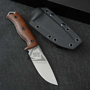 Cuchillos de Hoja Fija de Acero Inoxidable OEM con Mango de Madera DIY, Tamaño y Logotipo Personalizables, ¡Gran Oferta! - Product Image 2