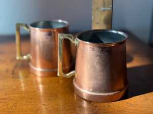 Taza Moscow Mule de Cobre Puro Hecha a Mano, Taza de Cerveza de Cobre Sólido para Bar y Restaurante, Vajilla Ecológica al por Mayor - Product Image 2