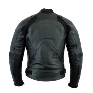 Chaqueta de Cuero Sintético PU Negra para Hombre, Estilo Urbano, Cuello Redondo, Cierre de Cremallera, Manga Regular, Color Sólido, Resistente al Viento, Forro de Lana, Secado Rápido - Product Image 5