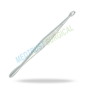Curette osseuse Volkmann 5,5 pouces en acier inoxydable, instrument chirurgical orthopédique et neurochirurgical avec poignée ergonomique - Product Image 3