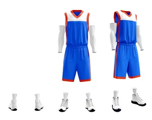 Ensembles d'uniformes de basket-ball réversibles pour jeunes en polyester à sublimation fournisseurs d'uniformes de basket-ball d'équipe personnalisés - Product Image 6