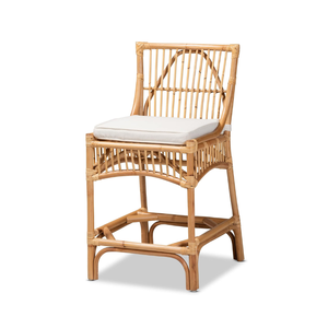 High Quality Bohemian Rattan Bar Counter <b>Stools</b> Kitchen Counter <b>Stools</b> for <b>Dining</b> Room Bar Coffee from Vietnam - Product Image 1