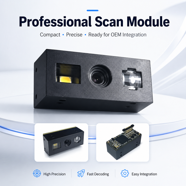 TOTINFO E4700 Standard OEM 1D 2D QR Barcode Scanner Engine with White LED Aiming USB/UART Interface in Stock 2-Year Warranty