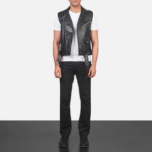 Nouveau Gilet de Moto en Cuir Véritable Personnalisé 2026 pour Hommes – Gilet de Course de Sécurité Haute Qualité, Grande Taille, Coupe-Vent et Respirant - Product Image 5