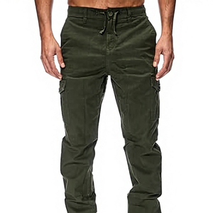 Men Cargo Pants OEM Service Customized Logo High Quality Breathable Trousers Custom Pockets For Sports and Outdoor Activities - Product Image 2