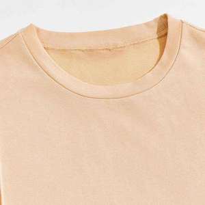 Conjuntos de Pantalones Cortos de Algodón 100% Orgánico para Hombre, Juego de Toallas, Camiseta y Pantalones Cortos de Felpa para Hombre, Servicio OEM - Product Image 3