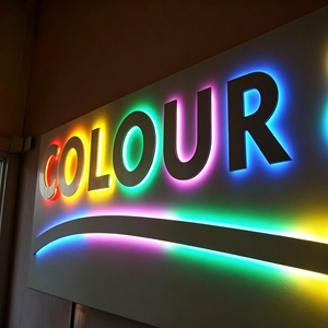 Custom 3D Acrylic Letter <b>Sign</b> Boutique Office <b>LED</b> Wall Logo with Raised Letter Business Brand Signage Illuminated <b>LED</b> <b>Sign</b> - Product Image 3