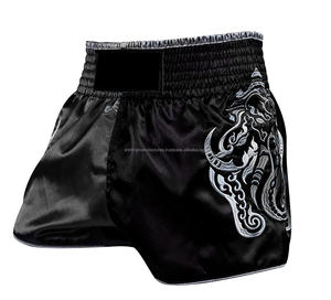 Taille XXL Tissu Respirant de Haute Qualité Ensemble de Boxe Muay Thai Short MMA Logo Personnalisé Vêtements de Sport de Fitness à Taille Élastique à la Mode - Product Image 6