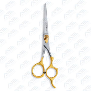 Outils de coupe de cheveux de précision multifonctionnels avec poignée dorée, ciseaux de barbier professionnels en acier inoxydable - Product Image 4