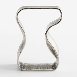 Expressionist Burnished Brass Cast Aluminum Drink <b>Table</b> - Product Image 5
