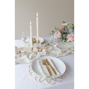 Support de bougie en laiton personnalisable en gros, au design métallique qui adoucit la rigueur des intérieurs modernes - Product Image 6