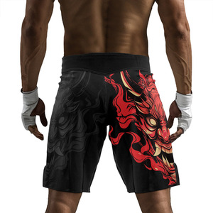 กางเกง MMA แบบขายส่ง ทรงกระชับ ผ้าโพลีเอสเตอร์ยืดหยุ่น น้ำหนักเบา แห้งเร็ว ระบายอากาศได้ดี ทนทาน เหมาะสำหรับศิลปะการต่อสู้ - Product Image 3