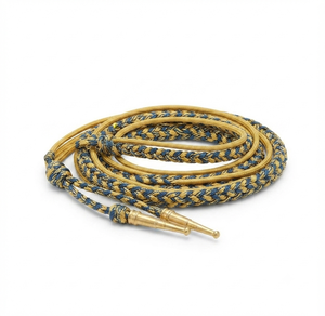 Cordones de Aiguillette de uniforme táctico personalizado de alta calidad 2025 con accesorios de punta de Metal equipo de defensa Personal - Product Image 1