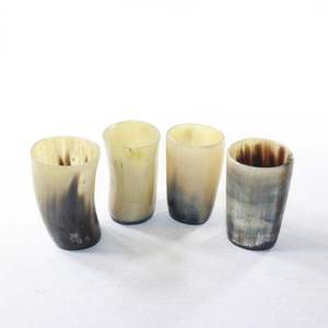 Verre à boire de luxe en corne polie, fait main, qualité export, résistant au lave-vaisselle, écologique, pour servir bière et eau - Product Image 6