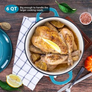 <span class=keywords><strong>Prix</strong></span> usine 24CM en <span class=keywords><strong>fonte</strong></span> émaillée four hollandais en <span class=keywords><strong>fonte</strong></span> <span class=keywords><strong>cocotte</strong></span> marmite avec couvercle pour la cuisson du pain - Product Image 6