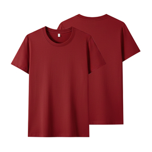 Camiseta Unisex 100% Algodón, Corte Holgado, Transpirable, Manga Corta, Verano, Casual, Lisa, Básica, OEM, Ajuste Relajado - Product Image 3