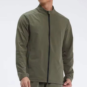 Mens Athletic Training <b>Jacket</b> <b>Lightweight</b> <b>Running</b> Sportswear Breathable Zip Front Fitness Top For Gym Exercise And Outdoor - Product Image 6