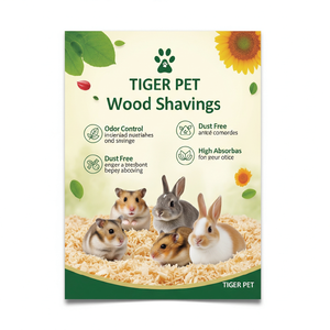 Ropa de cama de virutas de madera sin polvo para mascotas pequeñas Anidación cómoda para conejos y hámsteres - Product Image 5