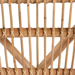 Juego de 2 sillones de comedor de ratán bohemio moderno - Product Image 3