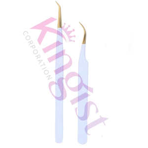 Ensemble de pinces à cils isolées en gros, pinces à cils volume les plus vendues, pinces à cils en acier durable personnalisées pour extensions de cils - Product Image 2