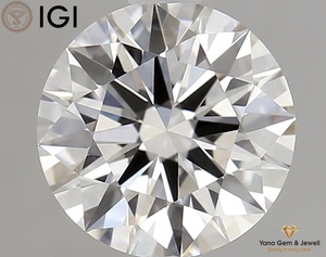 Diamant de laboratoire CVD de forme ronde, 7,41 mm, couleur F, pureté VVS1, avec certificat IGI, 1,50 carat, pour pendentif de bijoux de créateur - Product Image 1