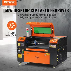 Machine de gravure/découpe laser CO2 50W 12 x 20 19,7 IPS avec assistance d'air bidirectionnelle compatible LightBurn CorelD pour gravure et découpe - Product Image 2
