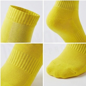 North Approach <b>Knee</b> <b>High</b> <b>Socks</b> Yellow Breathable Soccer <b>Socks</b> for Adults Summer Sport Wear - Product Image 4