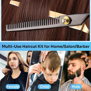 Professional High Quality Lightweight Right-Handed Stainless Steel Hair Cutting Scissors <b>Set</b> <b>Barber</b> Salon Shears Kit Hair - Product Image 3